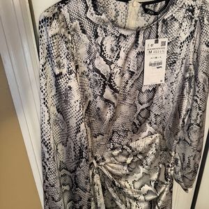 Zara SNAKE 🐍 print Short Dress